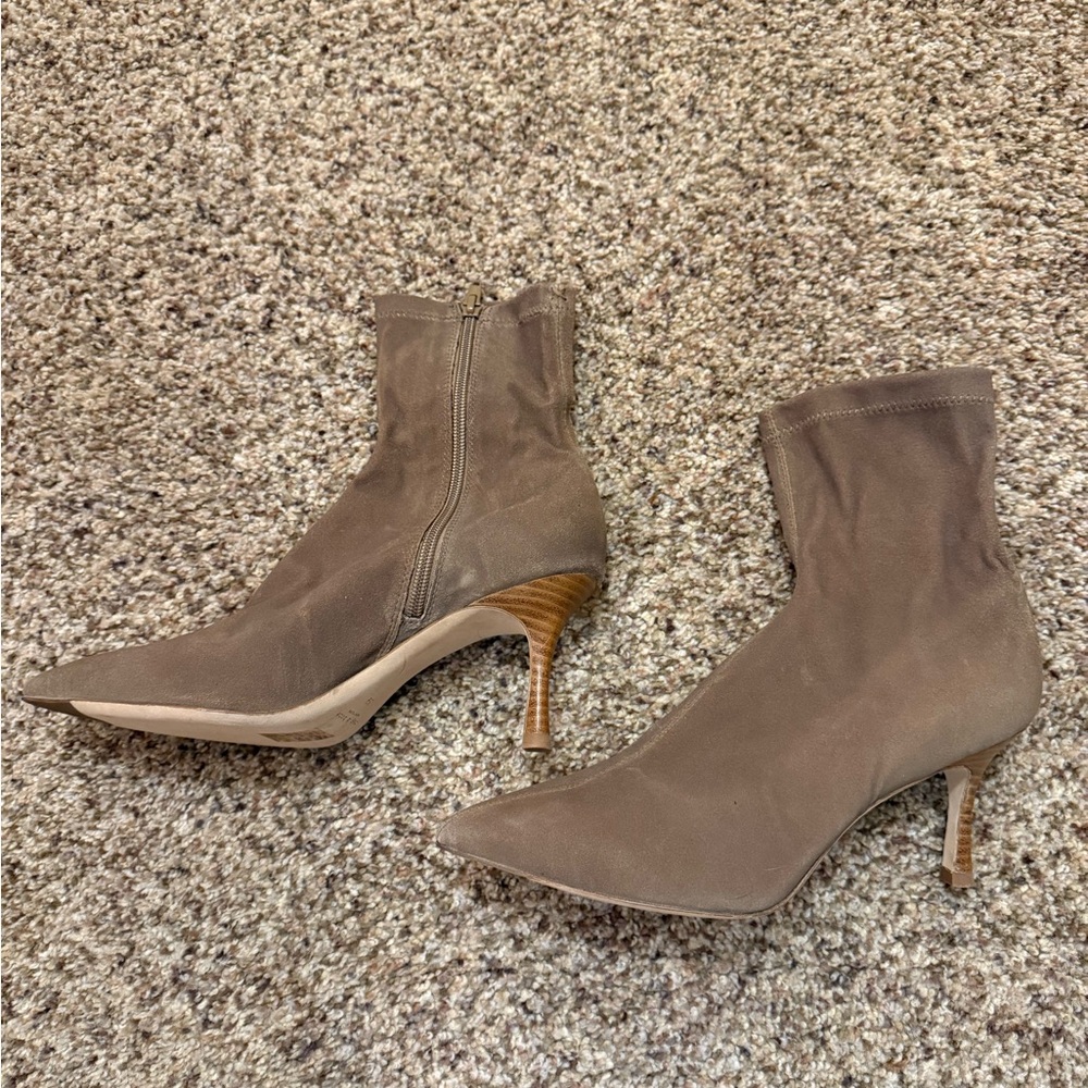 Rag & Bone Brea Suede Boot Camel Suede Size 39